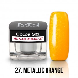 Gel UV Colorat Clasic - nr - 27 - Metallic Orange - 4 gr