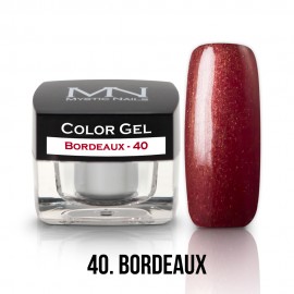 Gel UV Colorat Clasic - nr - 40 - Bordeaux- 4 gr