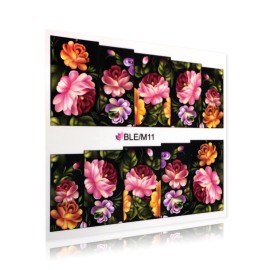 Sticker Unghii - Motiv Floral - BLE/M11