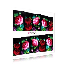 Sticker Unghii - Motiv Floral - BLE/M14