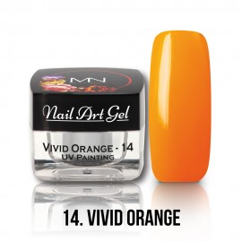 Gel UV - Nail Art Painting nr. 14 - Vivid Orange - 4 gr