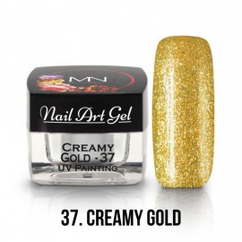 UV Nail Art Gel - 37 - Creamy Gold - 4 gr