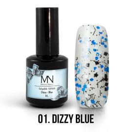 Gel Lac - Mystic Nails Dizzy no.01. - Dizzy Blue 12 ml