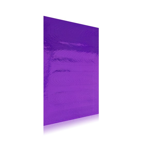 Sticker Unghii French Cromat - 04 - Purple